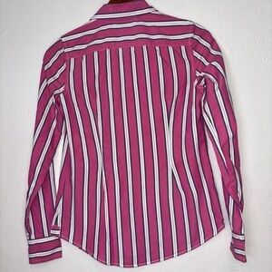 Tommy Hilfiger Pink and White Checkered Shirt